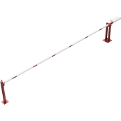 Access barrier with counterweight | and supporting post | clear width: 6000 mm | with triangular lock